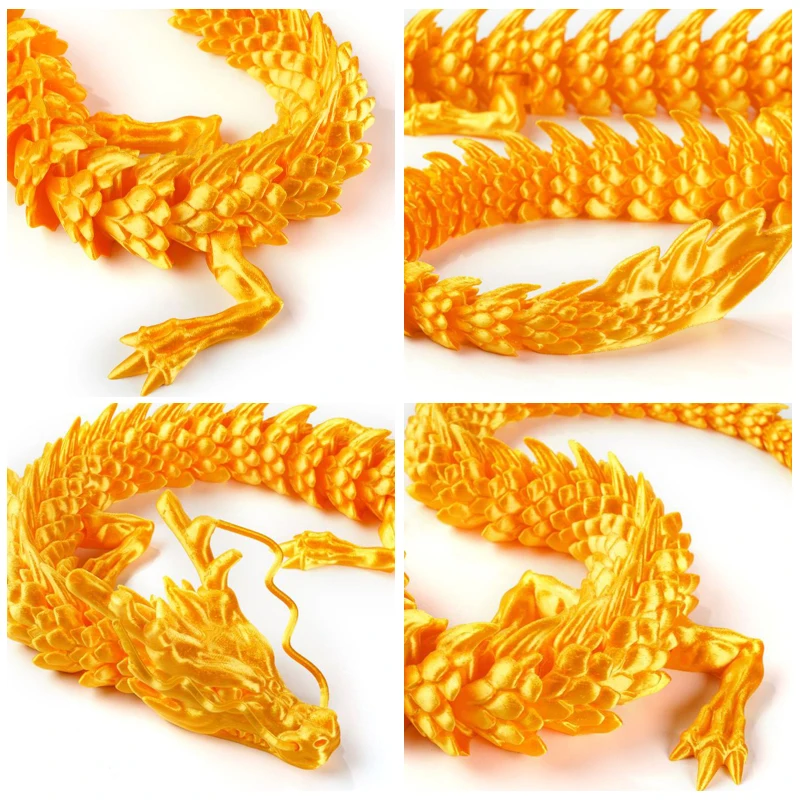 Хрустальная игрушка-дракон 30/45 см