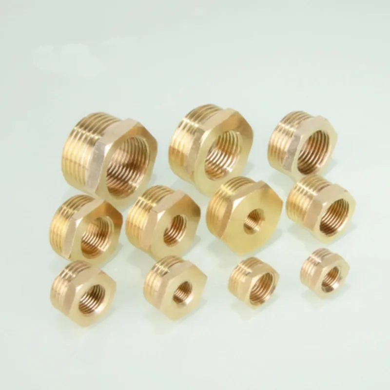 1/4 &quot3/8" 1/2 &quot3/4" NPT BSPT Male x Female латунная редукционная втулка фитинги