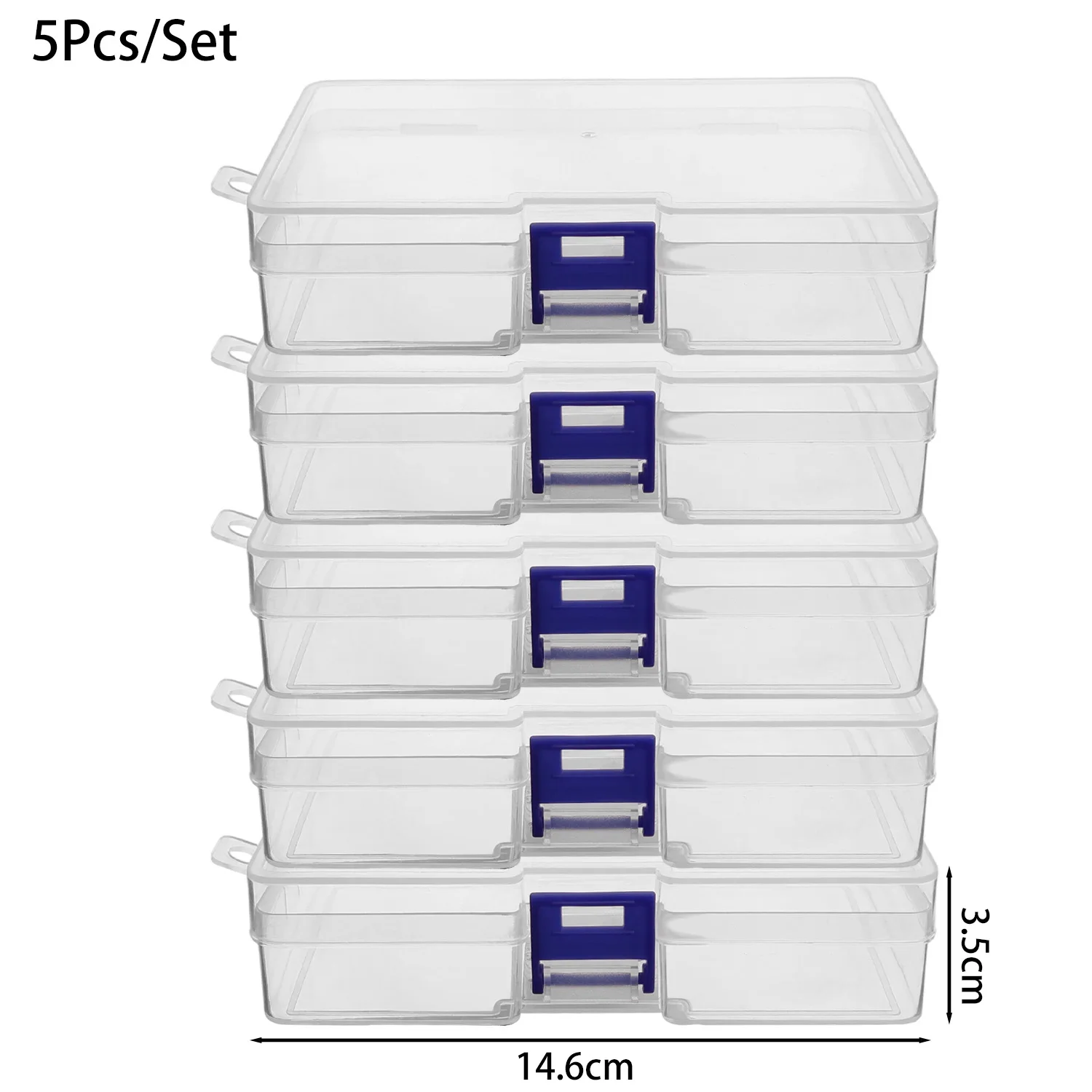 

Прозрачный пластиковый органайзер для мелочей