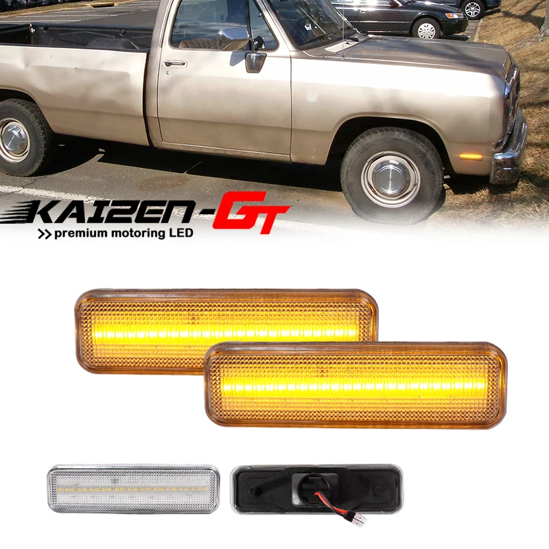

Car Front Side Marker Parking Light /Turn Signal Lights For Dodge Charger Challenger Ramcharger, For Plymouth Barracuda Horizon