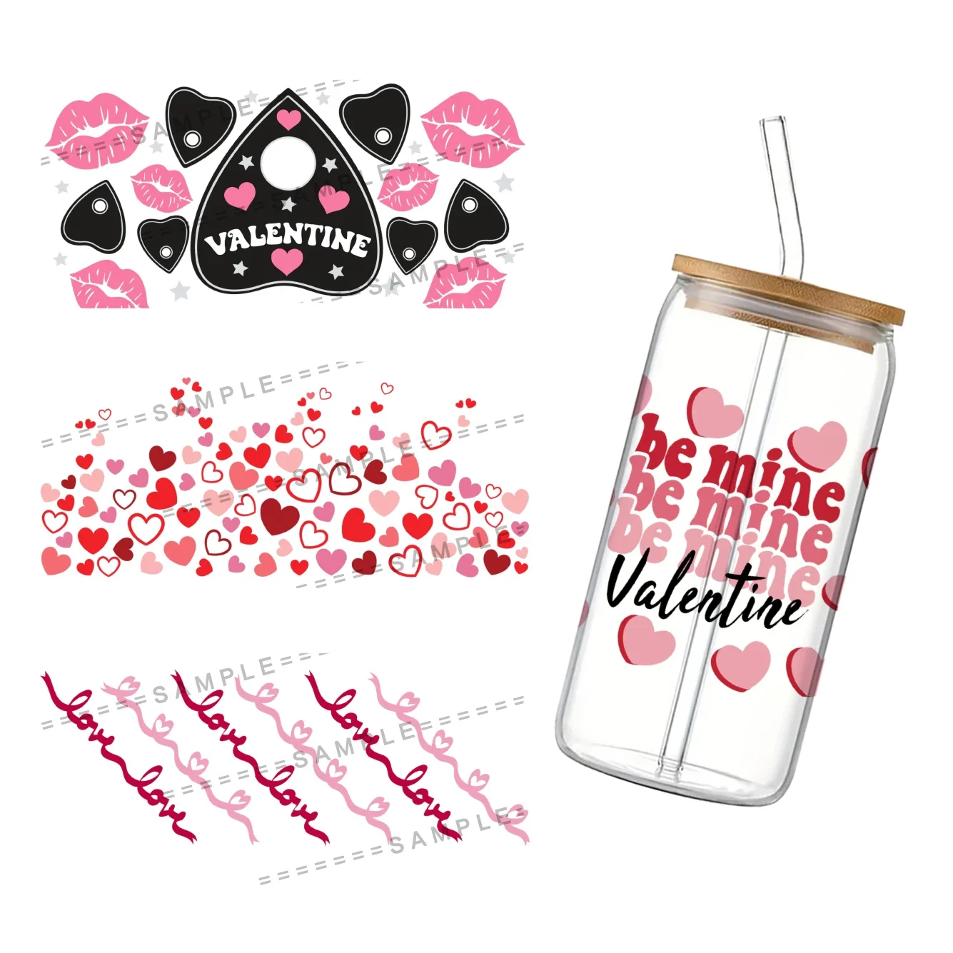 Валентинка для чашки Libbey 16 унций