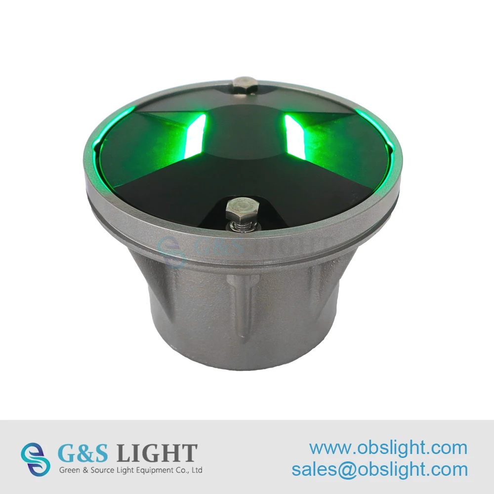 Стандартный Heliport Taxiway встраиваемые центральные линии фотовспышка/вертолет