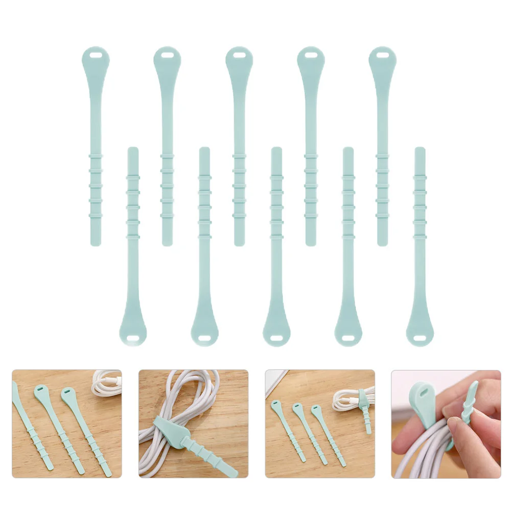 

10pcs Cable Winder Charging Cords Winder Portable Data Cables Organizer