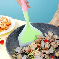2pcs silicone pancake spatula heat resistant fish pancakes for pizza and steak kitchenware wholesale cooking silicone