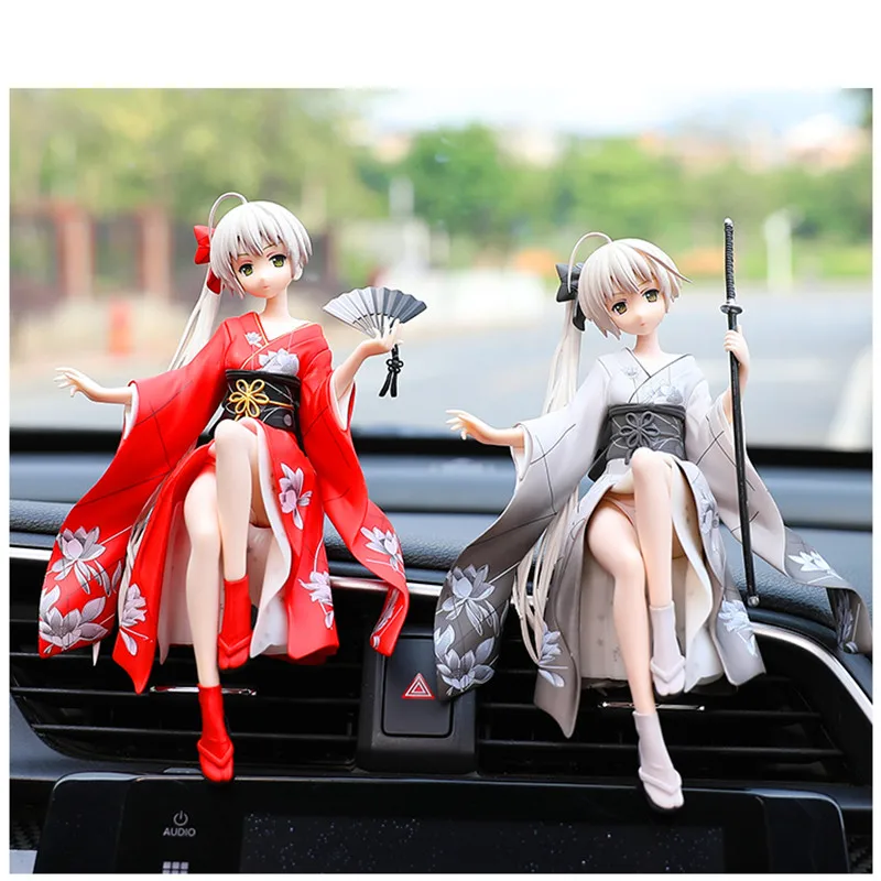 

Japan Anime Kasugano Sora Yosuga no Sora Figure PVC Action Figure Cute Girl Collection Model Doll Toys Cake car Ornaments