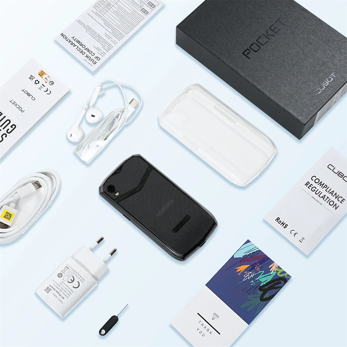 Cubot карманный мини-смартфон 4 Гб + 64 ГБ 3000 мАч Android 11OS |