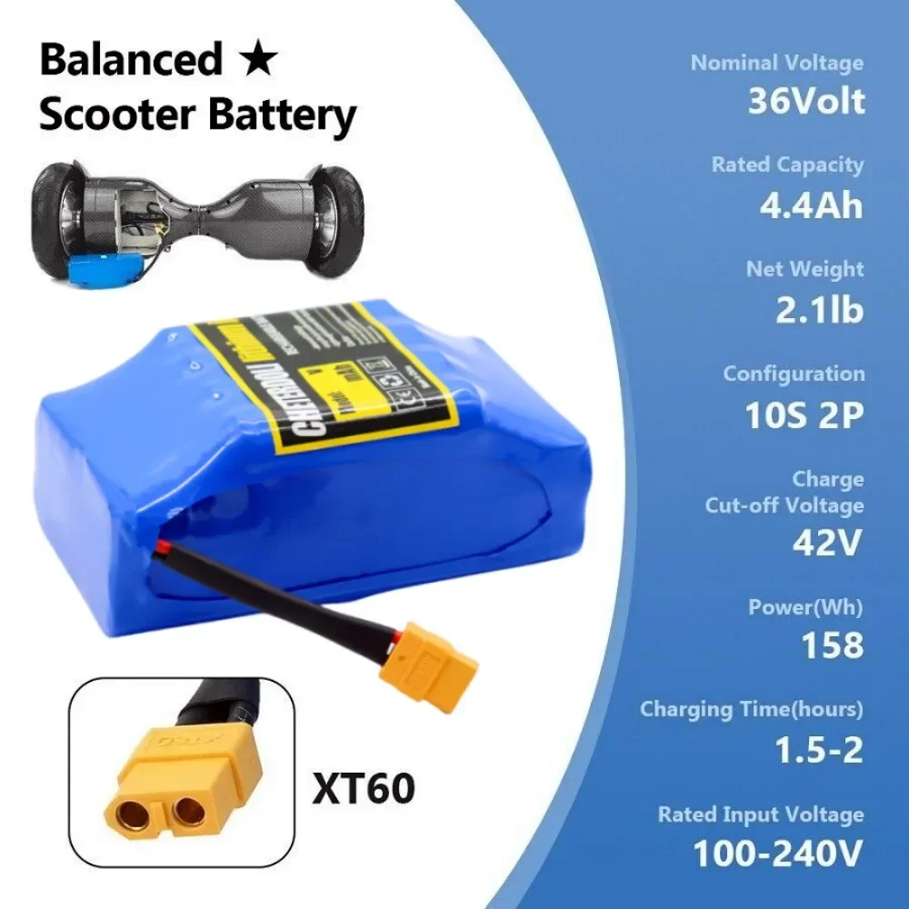 Литиевая аккумуляторная батарея 10s2p, 36 В, 4400 мАч | AliExpress