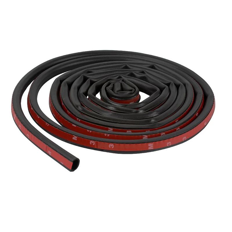 

8M Universal Car D Shape Rubber Seal Weather Strip Hollow Door Window Edge Moulding Trim Decorate Weatherstrip