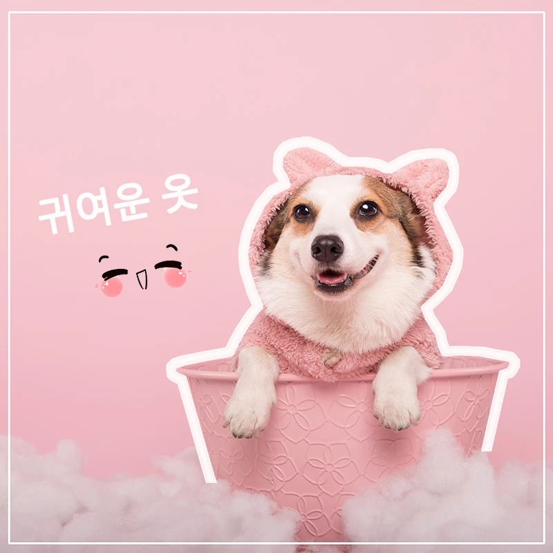 

Fleece Dog Hoodie Winter Pet Clothes For Dogs Coat Jacket Soft Sweater Ropa Perro French Bulldog Clothing for Dogs Pets Clothing