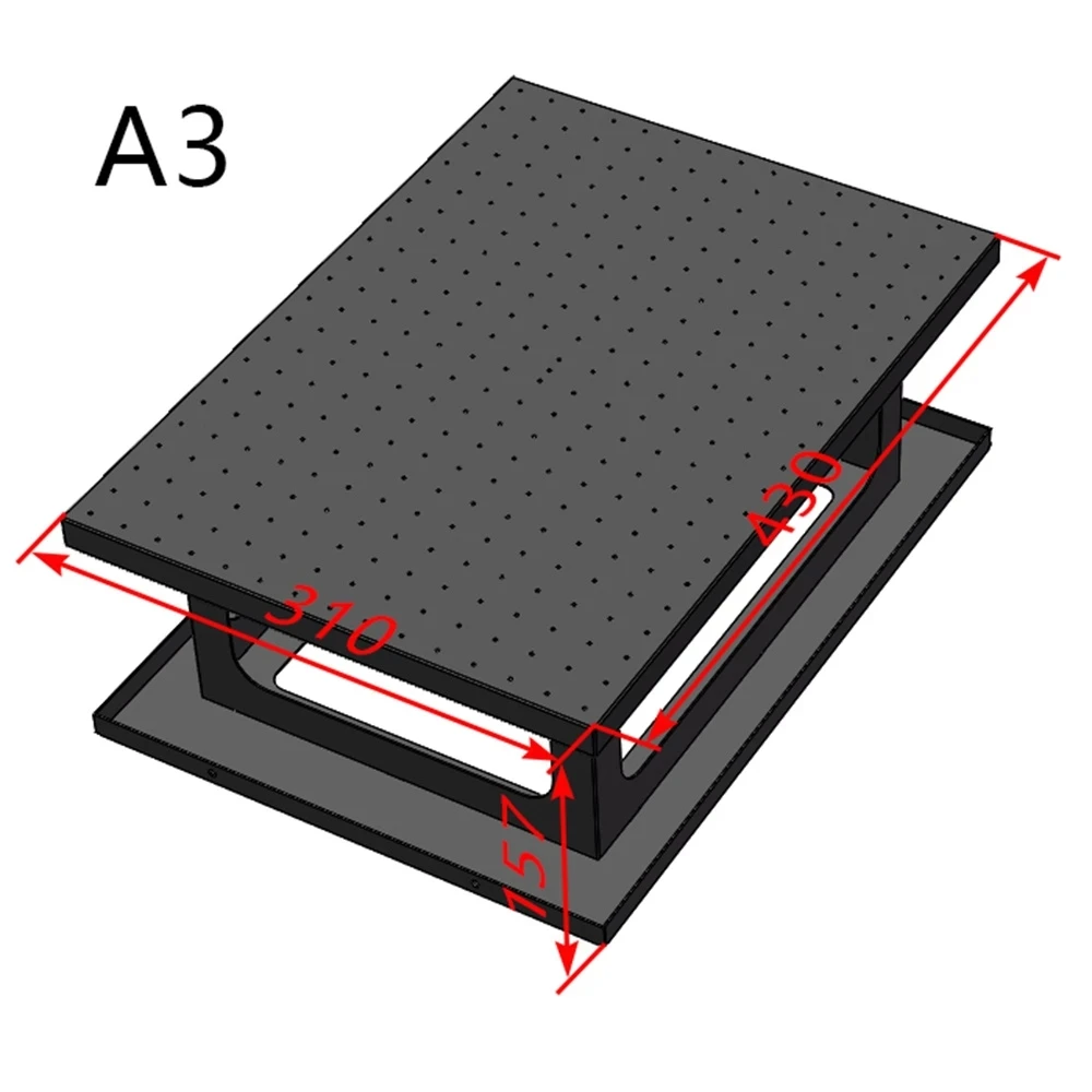 

Всасывающая платформа для УФ-принтера A3 A4 для печати УФ-пленок
