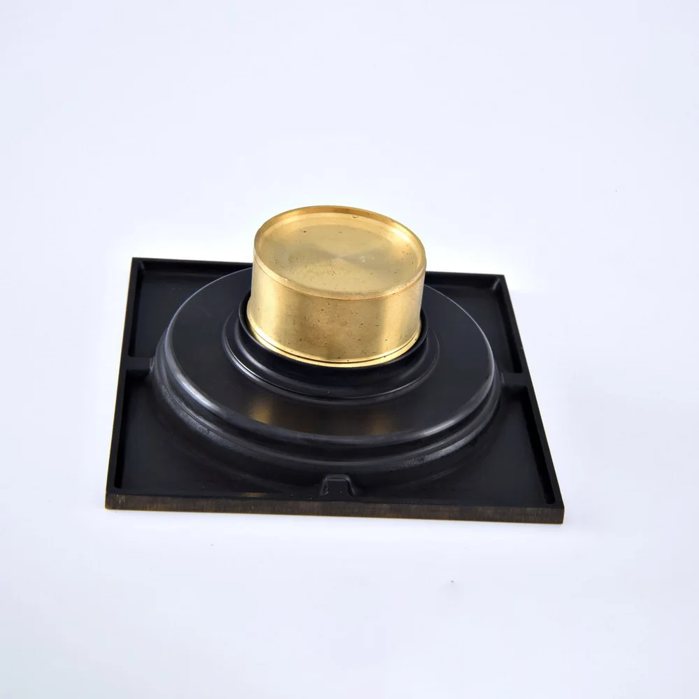 Античный латунный Слив для ванной комнаты с защитой от запаха и насекомых Dhr076