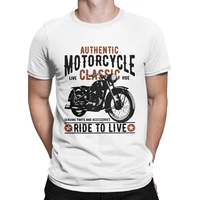 t shirt for men authentic motorcycle 100 cotton tops casual short sleeve round collar tee shirt printed t shirt