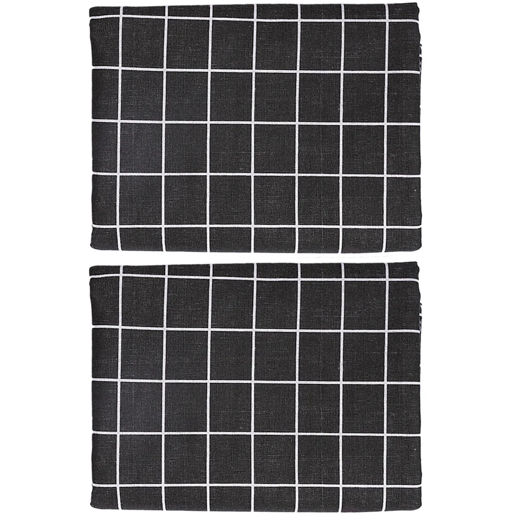 

2pcs Table Decoration Picnic Tablecloth Grid Pattern Party Table Cloth Accessory