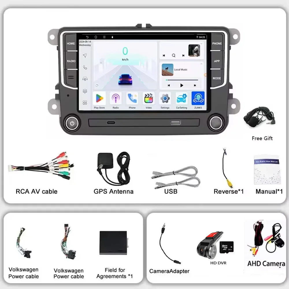 

7-дюймовый Android для Skoda Superb 2008-2013, автомобильное аудио радио, GPS, стерео, умный мультимедийный Carplay, авто 2Din, аксессуары BT