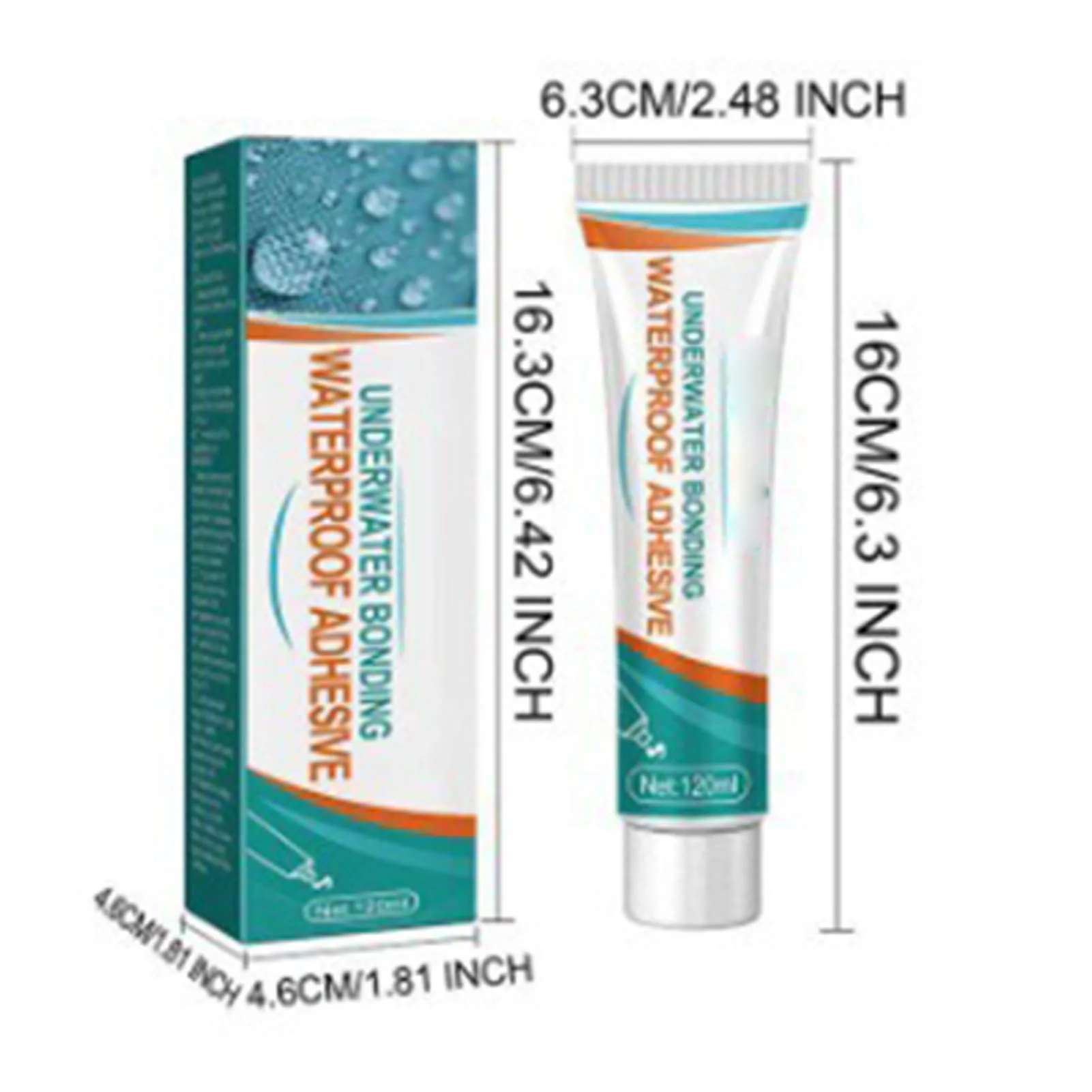 Герметичный клей-герметик 120 мл гель для подводного сверхпрочного склеивания