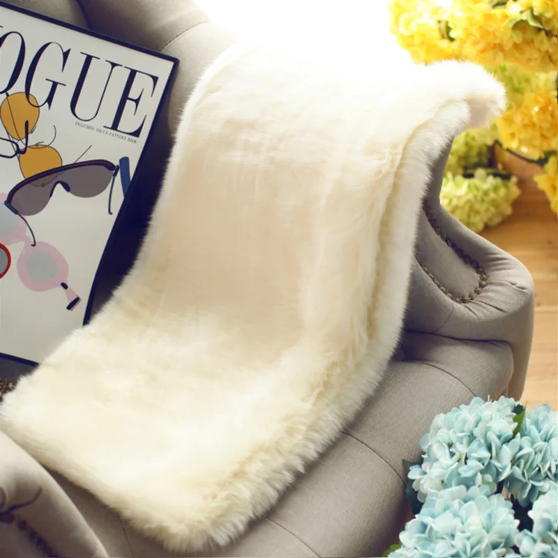 Women's Faux Fox Fur Rabbit Fur Shawl Imitation Fur Fur Collar Fur Scarf Shawl for Women Faux Fur Coat