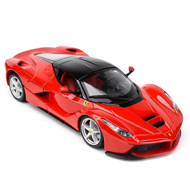 Bburago 1:24 Ferrari Laferrari спортивный автомобиль красная статическая модель литая