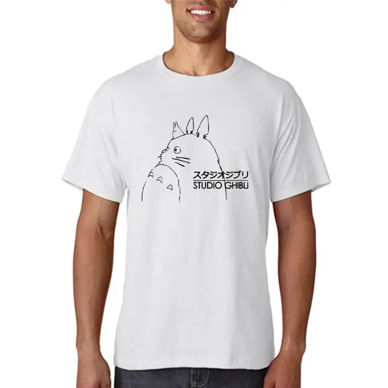 

Miyazaki Hayao Totoro студийная Женская футболка для пары Женская белая футболка с принтом летняя футболка