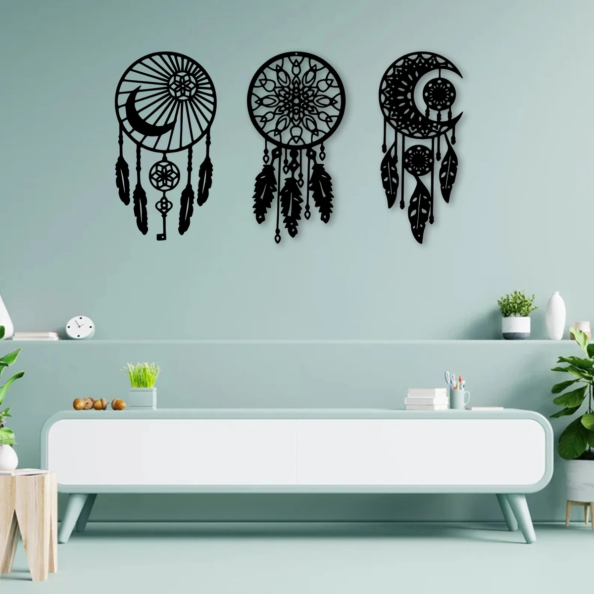 Украшение для стен в богемном стиле современное искусственное настенное