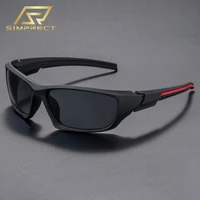 simprect sport polarized sunglasses for men 2022 luxury brand designer vintage rectangle square anti glare driving sun glasses
