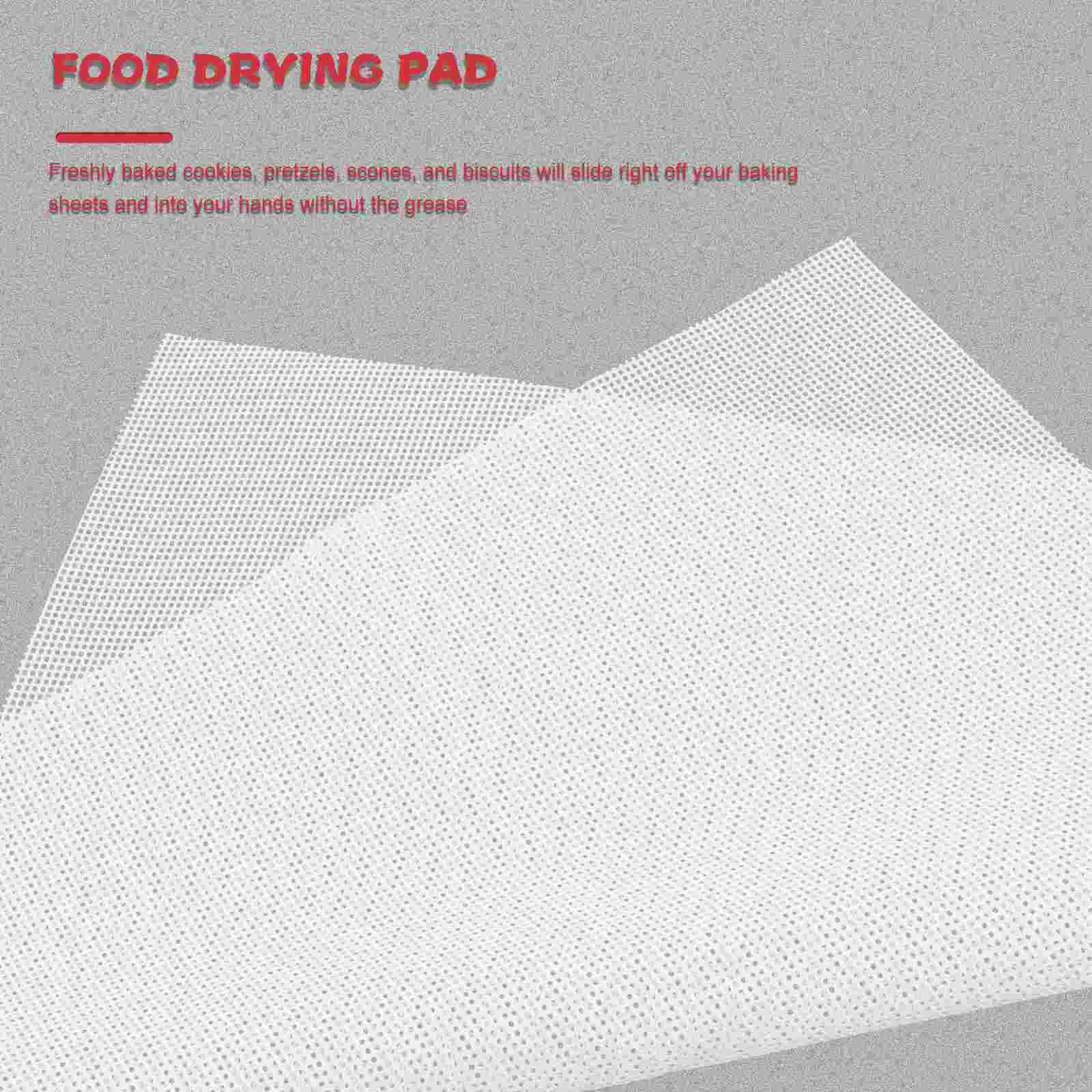 5 Pcs Silicone Tray Dryer Special Mat Dehydrator Sheets Butcher Shop 40X40X0.1cm Pads White Silica Gel images - 6