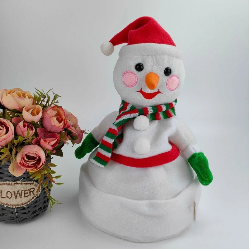 KX4B освещает шляпу Санта-Снеговика с оленями для рождественской вечеринки