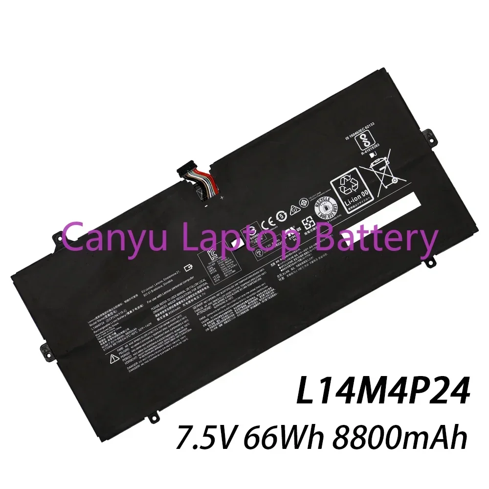 2024 L14M4P24 L14L4P24 Аккумулятор 8800 мАч для Lenovo YOGA 4 PRO 900 900-13ISK 900-IFI 900-ISE 5B10H43261 Аккумуляторы