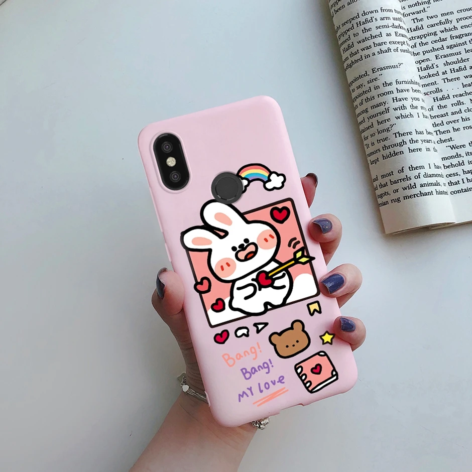 Чехол для Xiaomi Mi A2 силиконовый чехол телефона Lite чехлы мягкий из ТПУ с рисунком
