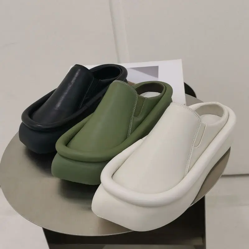

Women Sandals 2023 Summer New Platform Slippers Ladies Heels Women Luxury Wedges Slides Beach Mules Female Sabot