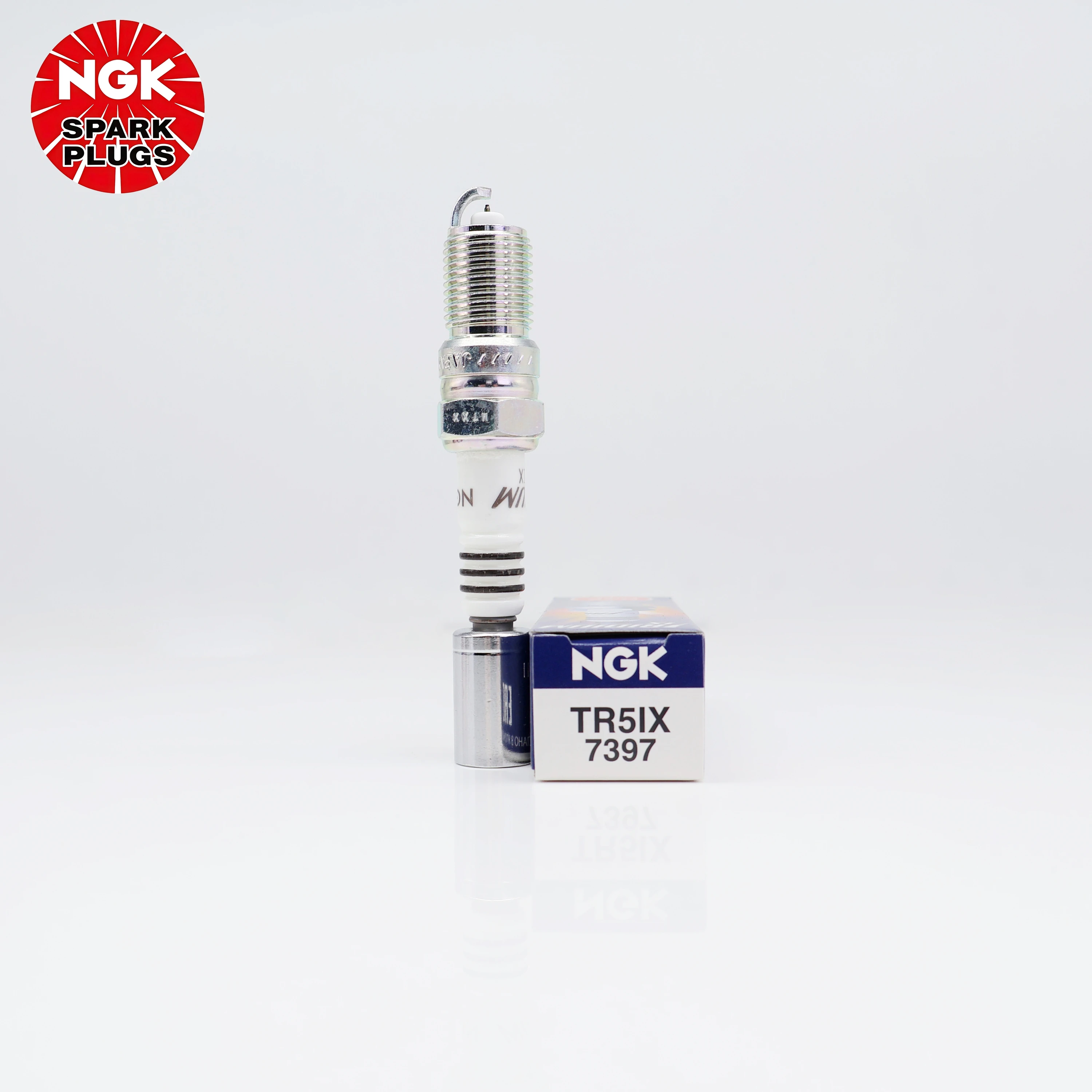 Фото Иридиевая свеча зажигания NGK TR5IX 7397, оригинальный продукт для MERCURY MAZDA, OEM: 803990, AJ0918110 №3