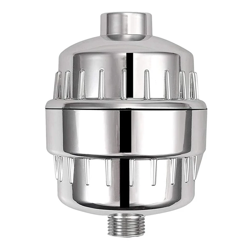 

1 Piece Shower Water Filter Heavy Metals Filtered Showers Head Soften For Hard Water Shower