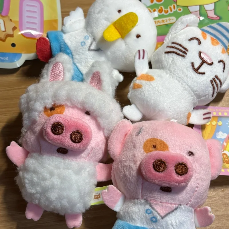 Фото Оригинальная плюшевая игрушка Space Mcdull Theater Series в слепом пакете, персонаж аниме, милая плюшевая кукла-свинка, праздничный подарок №5