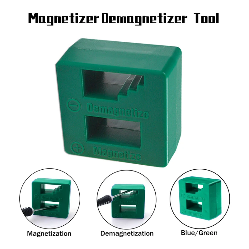 

Магнитный размагничиватель, инструмент 2 в 1, отвертка, магнитное устройство для захвата, инструмент, винт двойного назначения, быстрое Намагничивание