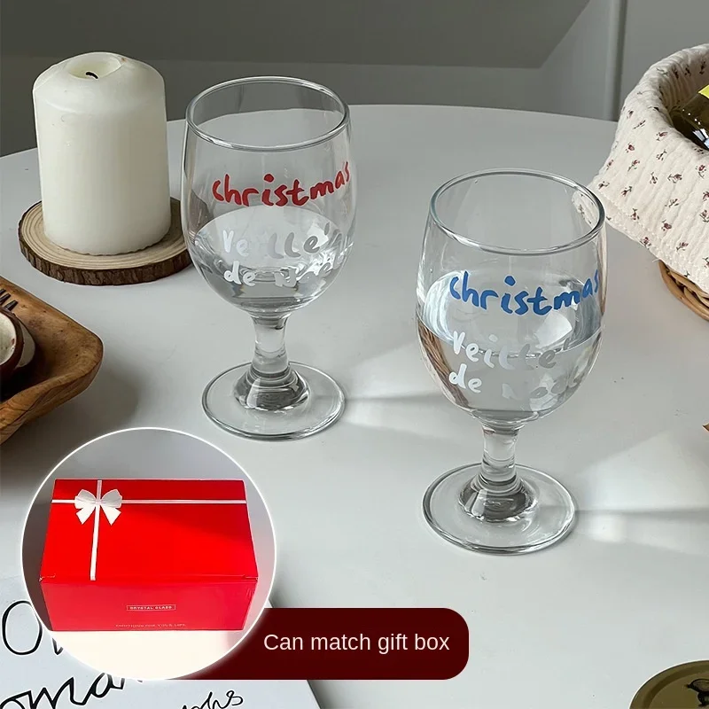 Рождественский бокал домашняя винная кружка термостойкий чашка для воды пива