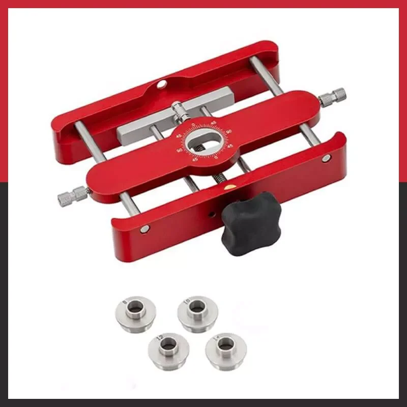 

New Punch Locator 2 in 1 Hole Doweling Connector Precision Mortising Jig and Loose Tenon Joinery Fastener Woodworking Tools