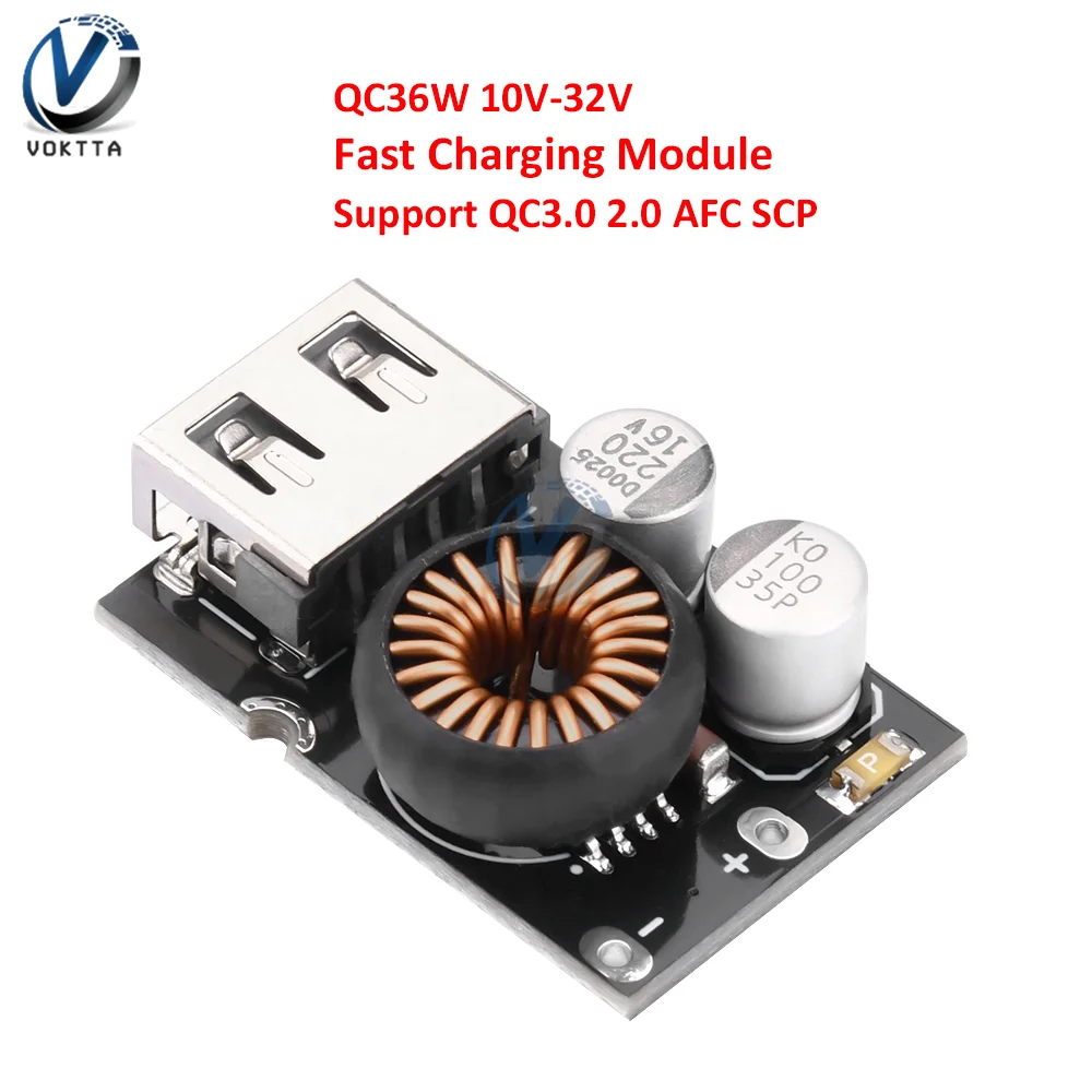 

Модуль быстрой зарядки PD65W QC36W, лампа с дисплеем, модуль источника питания для быстрой зарядки с интерфейсом Type-C, печатная плата для быстрой зарядки «сделай сам»