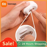 xiaomi seemagic electric automatic nail clippers with light trimmer nail cutter manicure for baby adult care scissors body tools