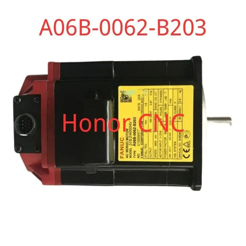 

A06B 0062 B203 Used Servo Motor A06B-0062-B203