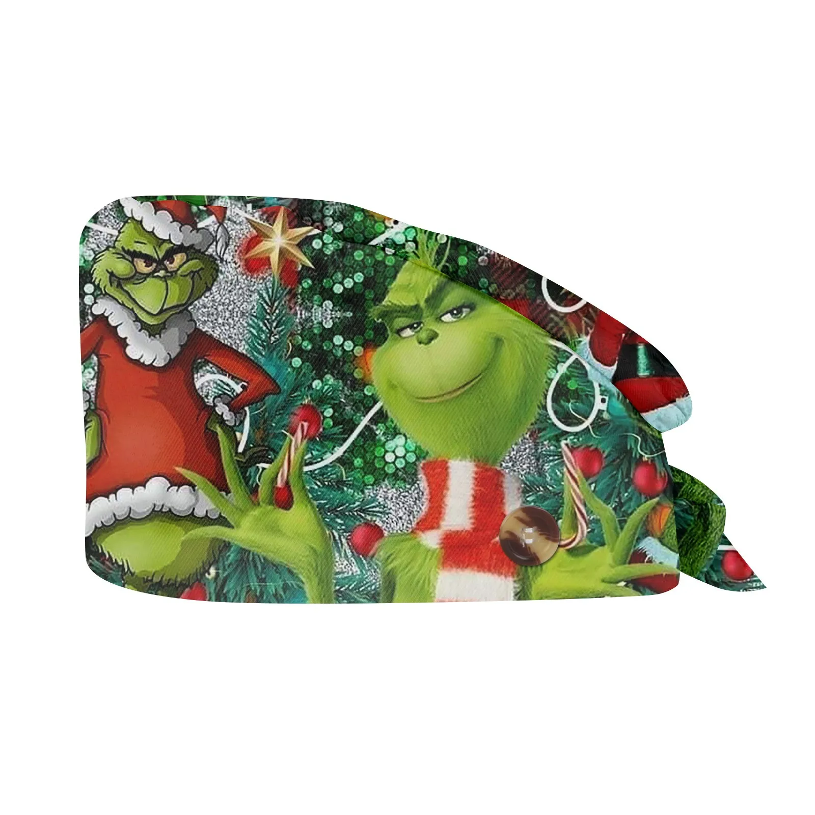 2024 Рождественская Специальная Регулируемая Хирургическая Шапочка скраб-шапочка