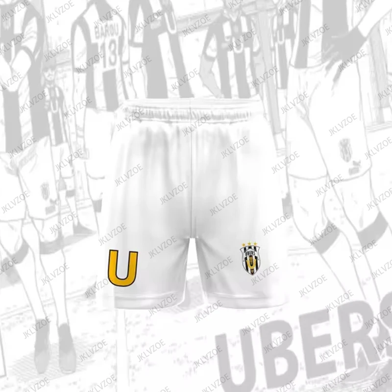 Лето 2024 Аниме Супер Синий Замок Реплика Футболки Топ Для Косплея С Короткими