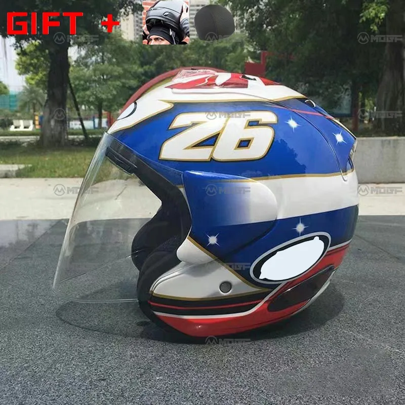 

NEW Open Face Half Helmet SZ-Ram3 Pedrosa Samurai Motorcycle Helmet Riding Motocross Racing Motobike Helmet