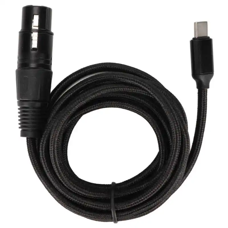 

2 USB C to XLR Female Audio Cable Low Noise HIFI Plug and Play USB C Microphone Cable For Microphone Mixer