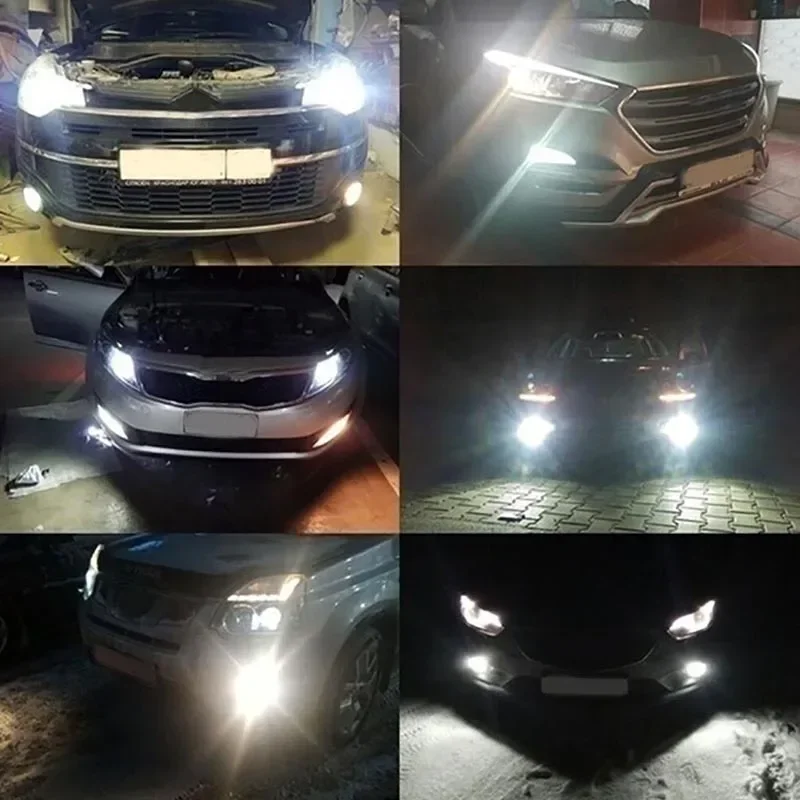 100 Вт H4 H7 автомобильные фары высококачественные супер яркие светодиодные дневные