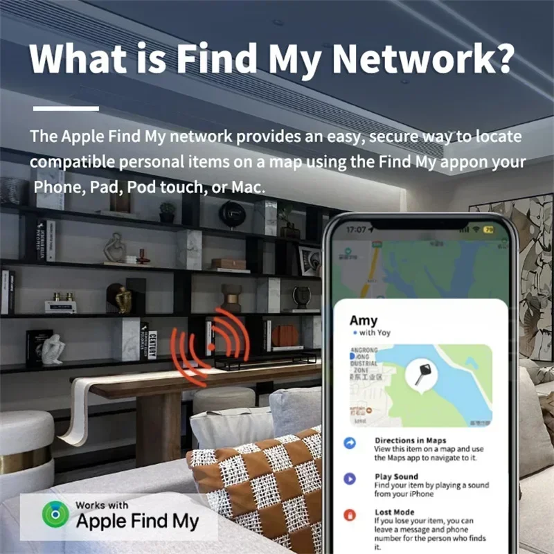 Смарт-трекер Smart Air Tag для Find My Mini Tracker GPS