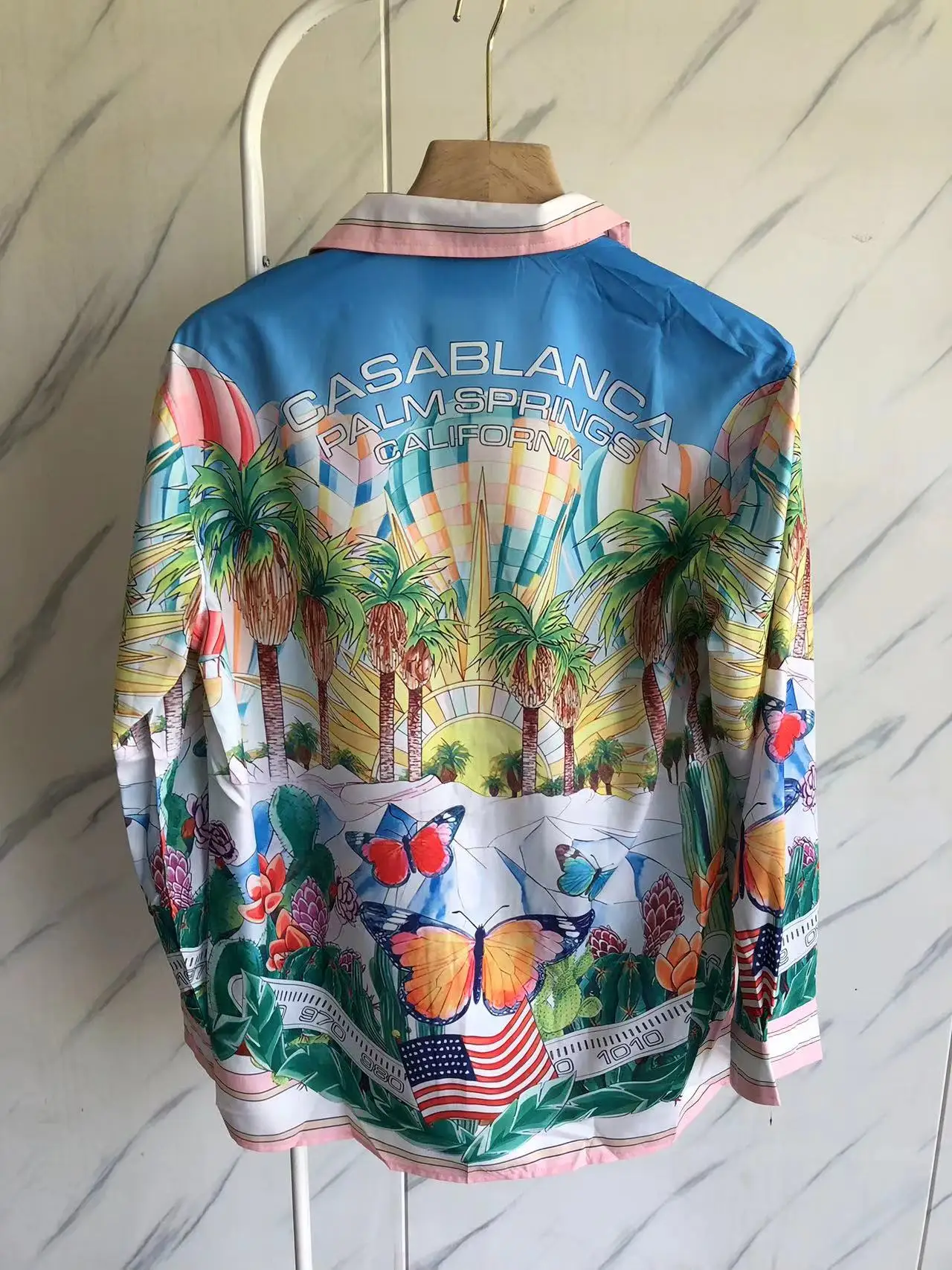 

New Coconut Butterfly Casablanca Shirts Men Women Long Sleeved Shirt Top Tees Goth