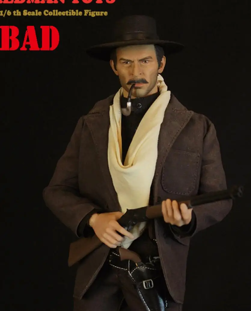 

_ RM043 THE BAD Cowboy 1/6 Коллекционная экшн-фигурка, игрушечная кукла, модель тела