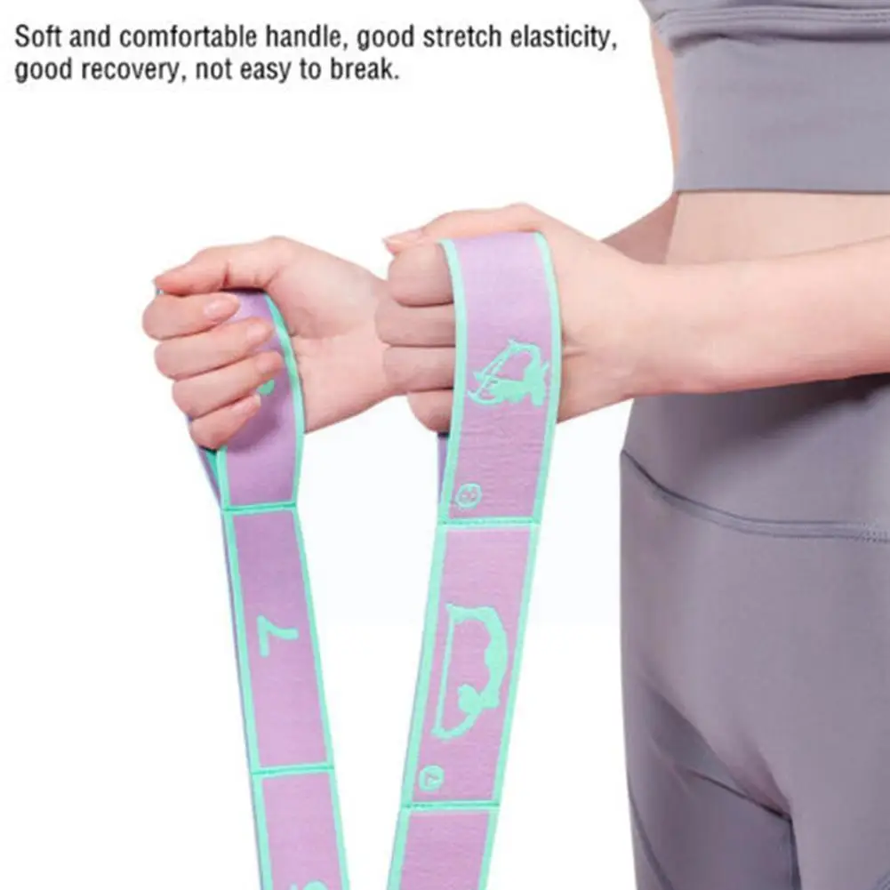 

Multi-functional Dance Yoga Auxiliary Stretching Belt Pilates Yoga Latin Bands Band Beginner Resistance Elastic Training Ad P5y3