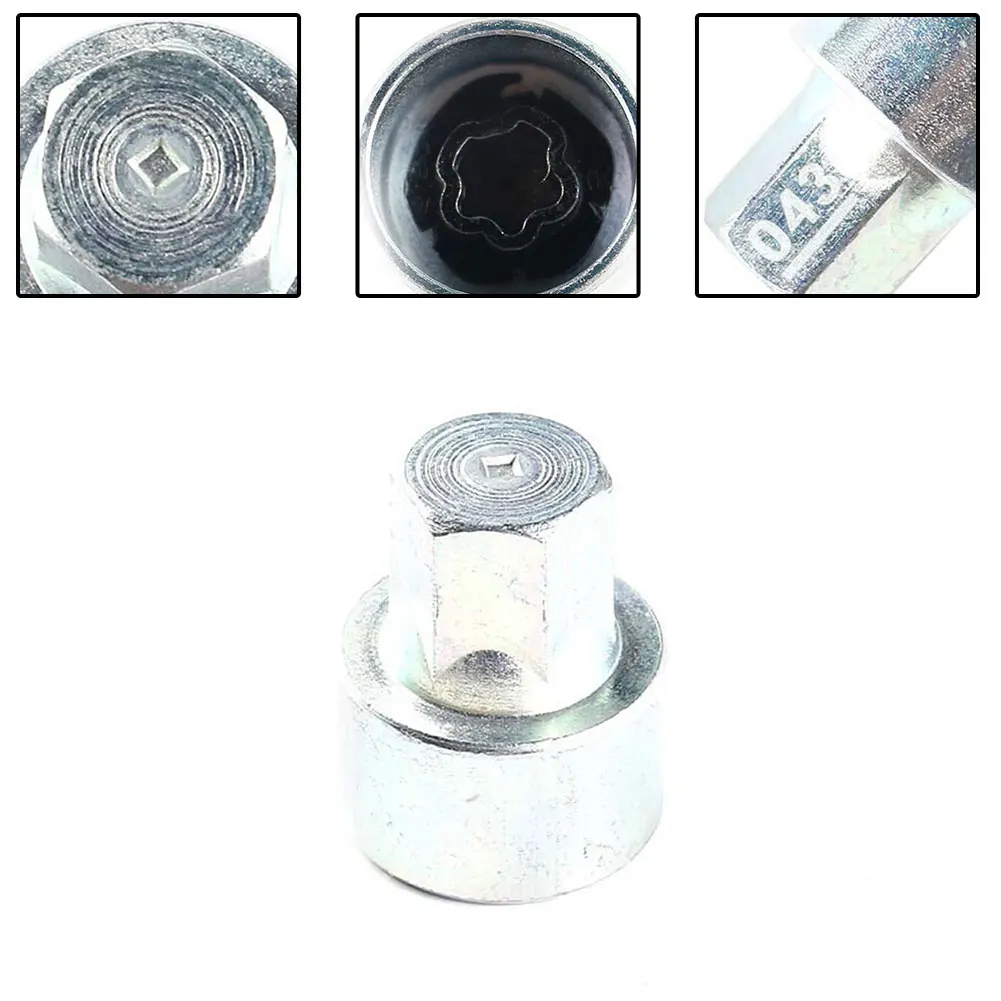 

Car Tire Anti-theft Wheel Bolt Lock Nut Key Adapter Sleeve Disassembly Repair Tools #43 Removal Key Socket For BMW F12
