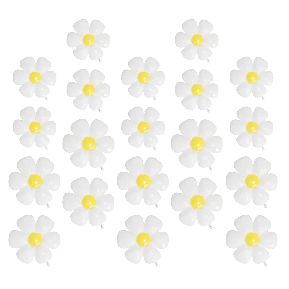 

Daisy Balloons Balloon Party Decorations Flowerdecor Birthday Wedding Aluminum White Garland Flowers Day Supplies Huge Shaped