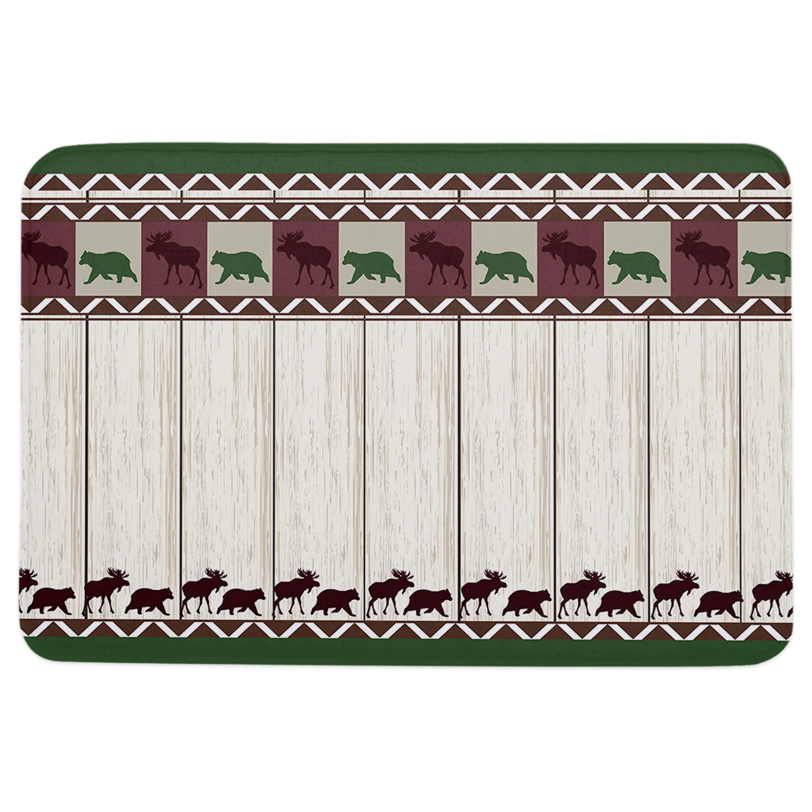 

Autumn Vintage Farmhouse Wood Grain Welcome Mat Grounding Mat Rug for Kitchen Floor Rug Bath Mat Bedroom Door Mat